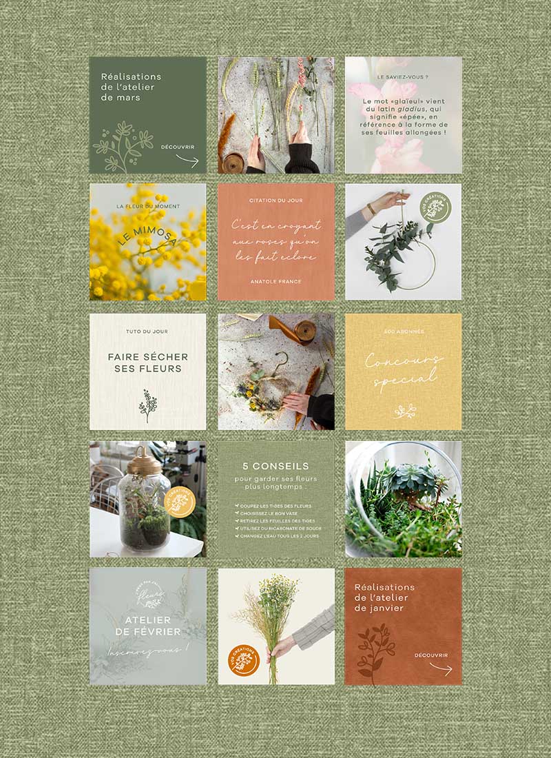 solaire-design-studio-identite-visuelle-jpeux-pas-jai-fleurs-reseaux-sociaux