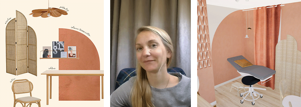 Portrait de Marie, sage-femme, et aperçus de la décoration de son cabinet